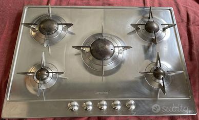Smeg P705 piano cottura acciaio
