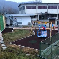 Pavimentazione a rotoli in fibra di gomma