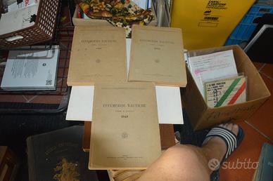 NAUTICA EFFEMERIDI NAUTICHE PER L'ANNO 1949/50/51