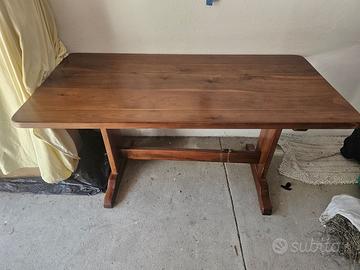 Tavolo legno massiccio arte povera usato