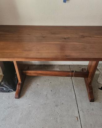Tavolo legno massiccio arte povera usato