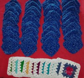 Lotto di 47 mattonelle della nonna / granny square