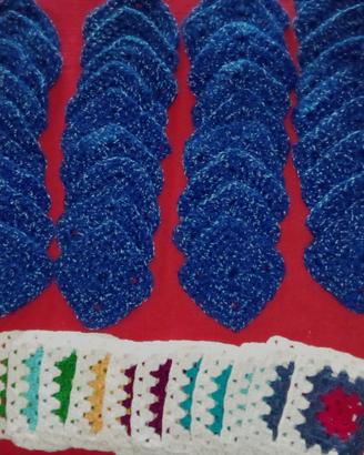 Lotto di 47 mattonelle della nonna / granny square