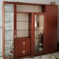 parete attrezzata ciliegio 