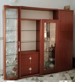 parete attrezzata ciliegio 