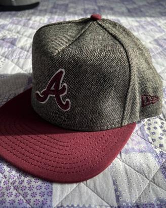 Cappello Atlanta Braves (grigio/bordeaux) NewEra