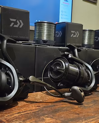 TRE MULINELLI DAIWA BASIA 45 SCW QD COME NUOVI