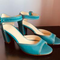 Scarpe con tacco n.37 in vera pelle
