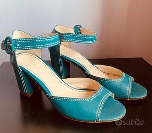 Scarpe con tacco n.37 in vera pelle