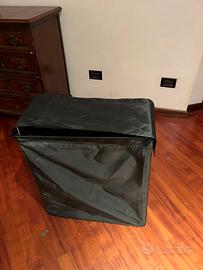 Portapanni da bagno nero