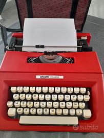 Macchina da scrivere Olivetti College anno 1989