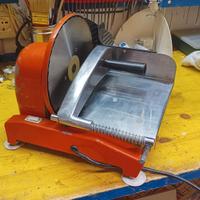 affettatrice vintage funzionante anni 70 arancione