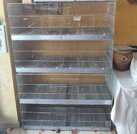 Gabbia per uccelli 120×42×40 cm