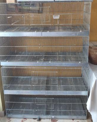 Gabbia per uccelli 120×42×40 cm