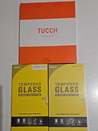 TUCCH Cover per iPhone 11 + 5 vetri protettivi