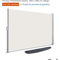 Tenda estensibile frangivento e frangivista