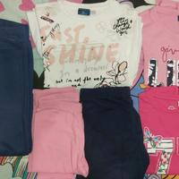 Lotto abbigliamento bimba 7-8 anni