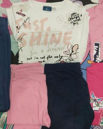 Lotto abbigliamento bimba 6-7-8 anni