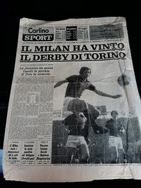 Prima pagina Milan resto del Carlino