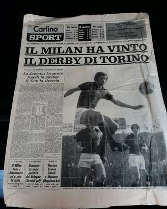 Prima pagina Milan resto del Carlino