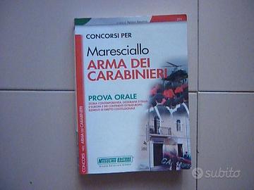 LIBRO CONCORSO  MARESCIALLO ARMA DEI CARABINIERI
