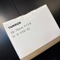 Tamron 28-75 mm f2.8 Di lll VXD G2