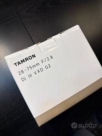 Tamron 28-75 mm f2.8 Di lll VXD G2
