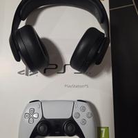 Joypad  e cuffie ps5 originale 