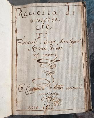 Manoscritto antico 1664