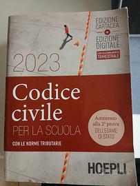 Codice civile per la scuola 2023
