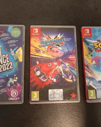 3 giochi per Nintendo switch