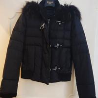 Fay Piumino Donna XS Nero con Pelliccia – Original