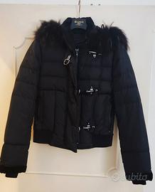Fay Piumino Donna XS Nero con Pelliccia – Original