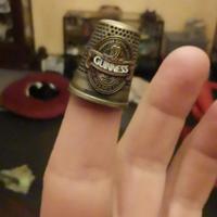 ditale cucito Guiness in ottone