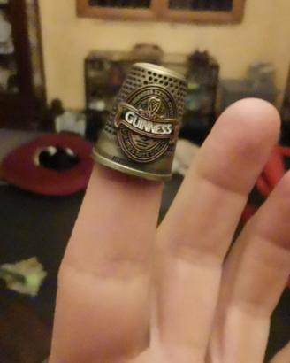 ditale cucito Guiness in ottone