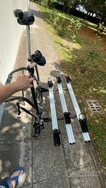 Portabici posteriore auto x 3 bici