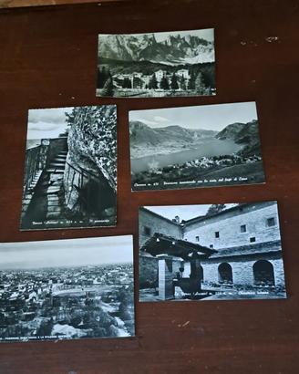 set cartoline varie località  vintage b/n