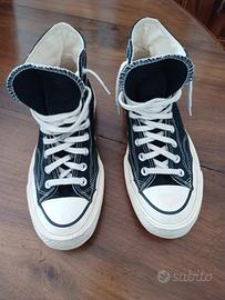 scarpe da ginnastica converse all star nere donna