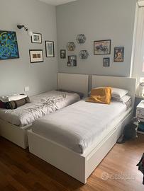 Letto singolo Ikea Malm Bianco