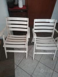 sedie legno pieghevoli da giardino