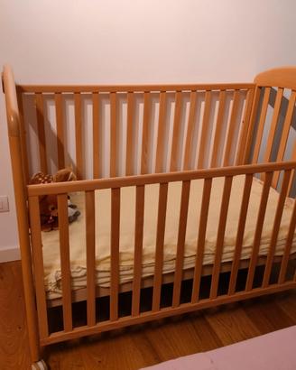 Cameretta bambini (lettino, fasciatoio, armadio)