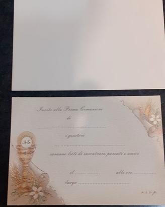 INVITI PER LA PRIMA COMUNIONE