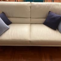 Divano in pelle bianco, Divani&Divani