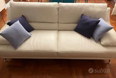 Divano in pelle bianco, Divani&Divani