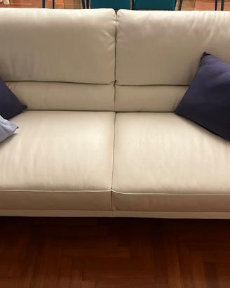 Divano in pelle bianco, Divani&Divani