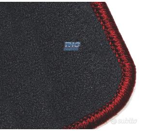 M MOTOS Tappetino Per Conducente Velours Premium 1 Pezzo Compatibile Con Renault Twingo Iii Ab 2014 Standard Tessuto Rosso Lato Provate Un Nuovo Comfort Di Guida In V 1044874156