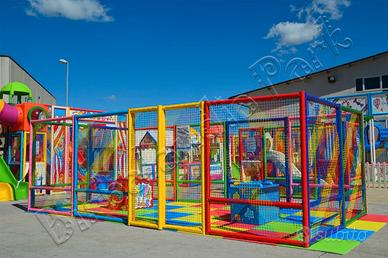 Gioco Struttura Cannoncini Spara Palline x Bambini