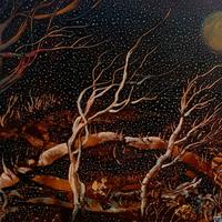 Quadro Paesaggio lunare 