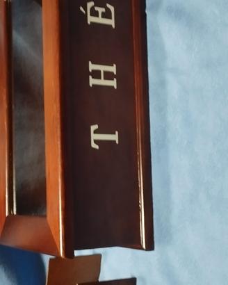 Portagioie / Portathe/ Portacinture di vero legno 