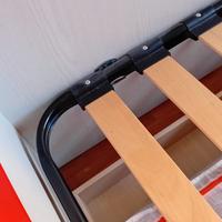 letto singolo con 2 cassettoni